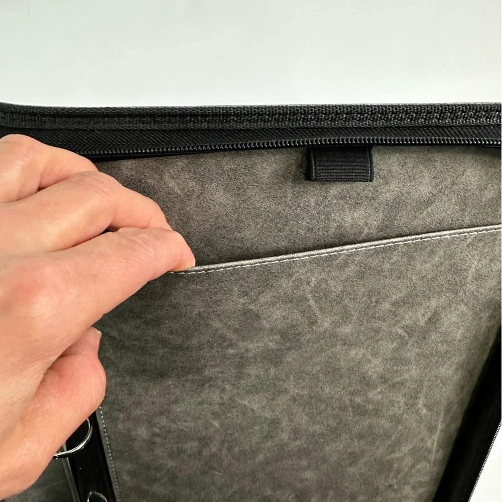 Forevermore Portfolio Padfolio 3 Ring Binder Soft Gray Marble New in Box